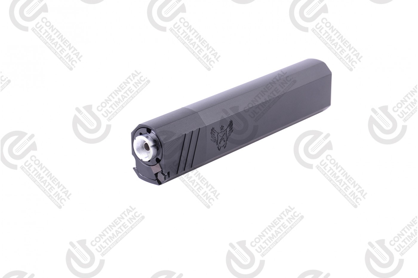 OSP Range up Suppressor 6inch (14MM+) For AEG Rifles & GBB Pistols BK[Range Up Function optional]