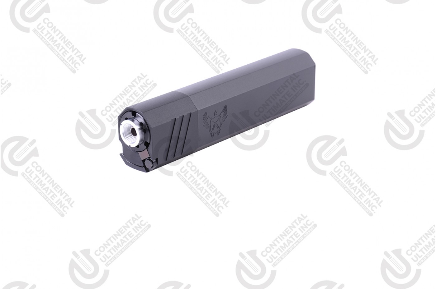 OSP Range up Suppressor 7inch (14MM+) For AEG Rifles & GBB Pistols BK[Range Up Function optional]