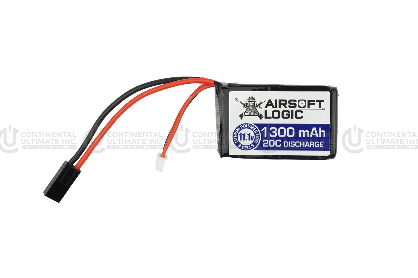 Airsoft Logic 11.1V Li-po Battery 1300maH (PEQ 15)