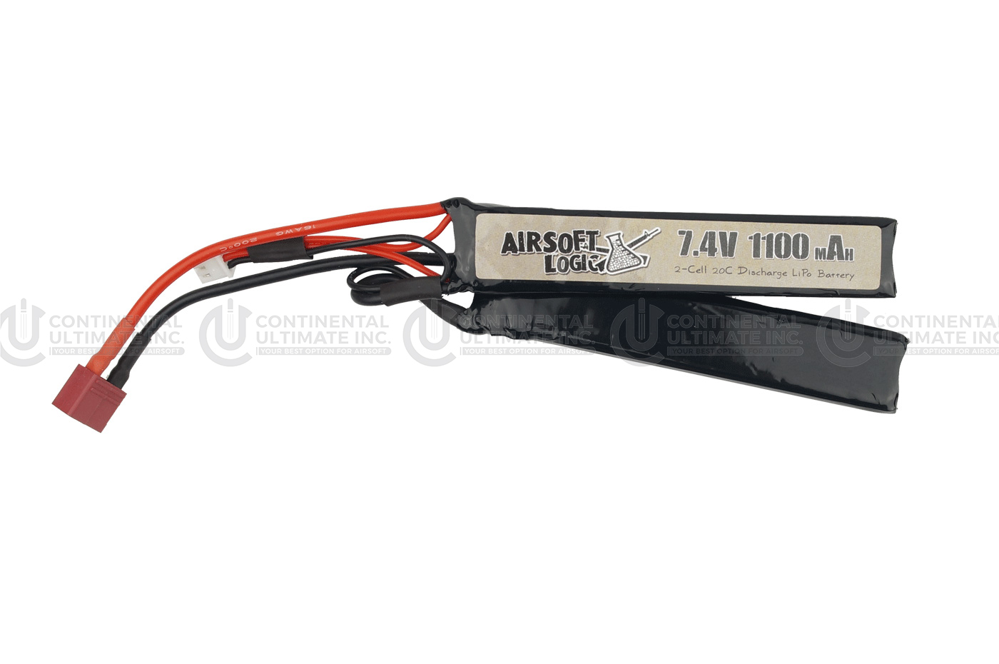 Airsoft Logic 7.4V Li-po Battery 1100maH (Nunchuck) DEAN CONNECTOR