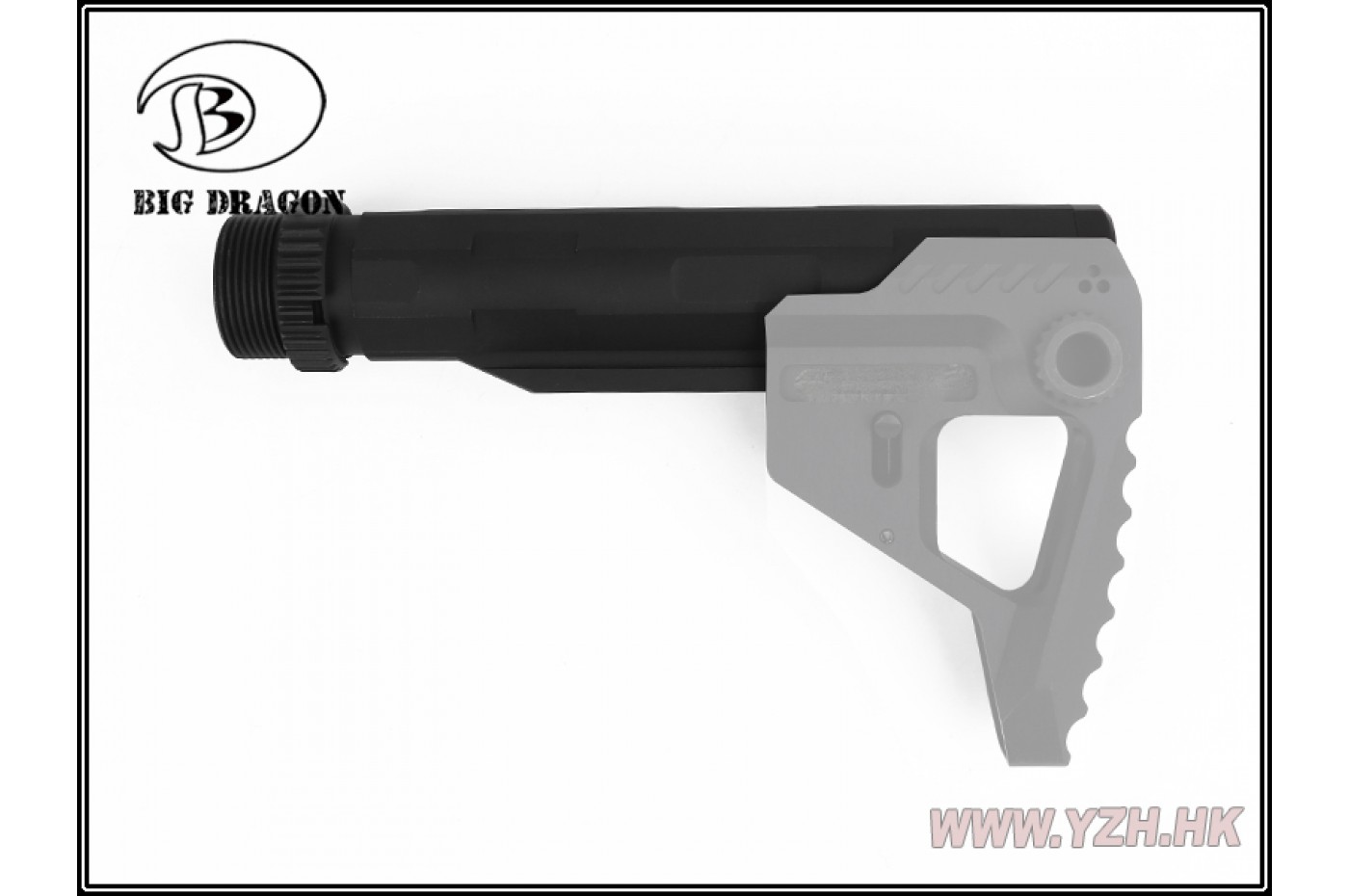 Big Dragon SI Style Lightweight Aluminum Stock For: M4-BK