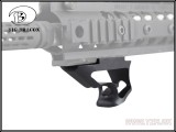 BD Short Angled Grip For: RAIL/BK