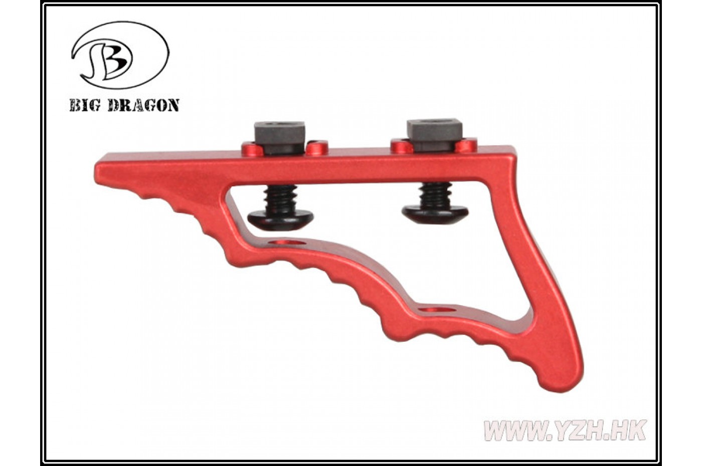 BD CNC M-LOK Angled Grip/RED