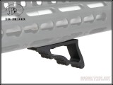 BD CNC M-LOK Angled Grip/RED