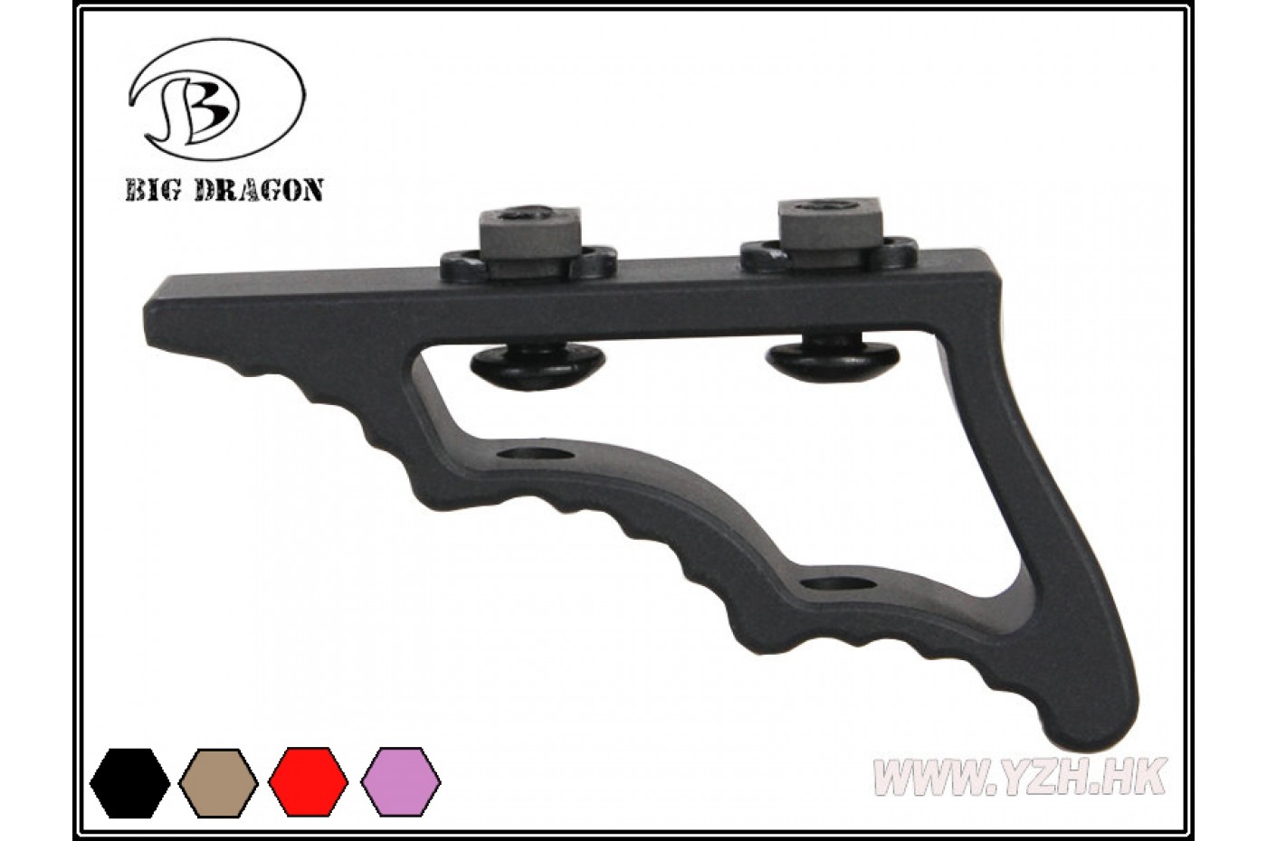 BD CNC M-LOK Angled Grip/BK