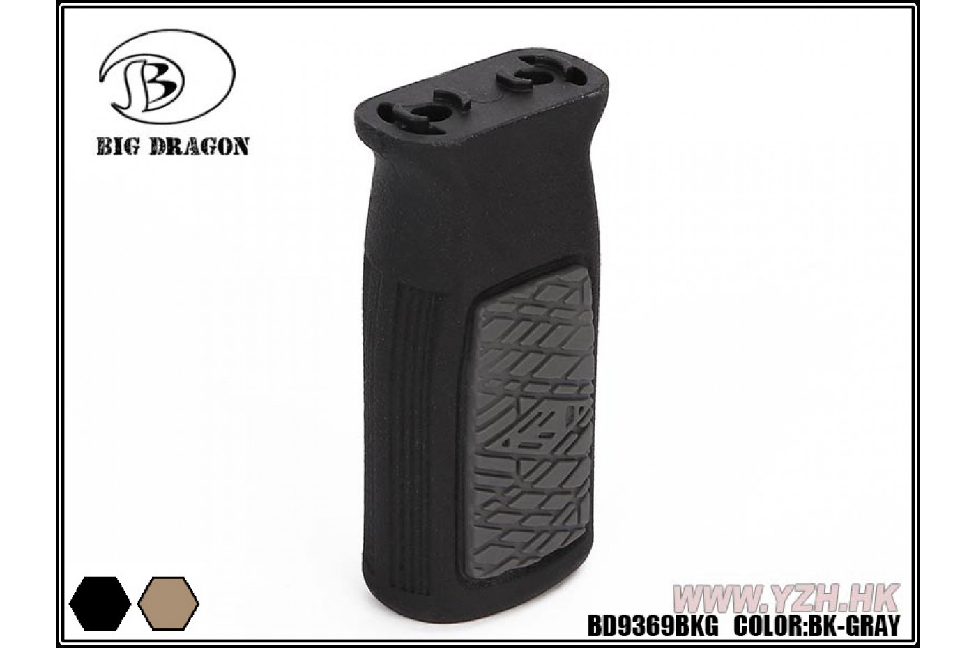 BD M-LOK Vertical Grip/BK-GRAY