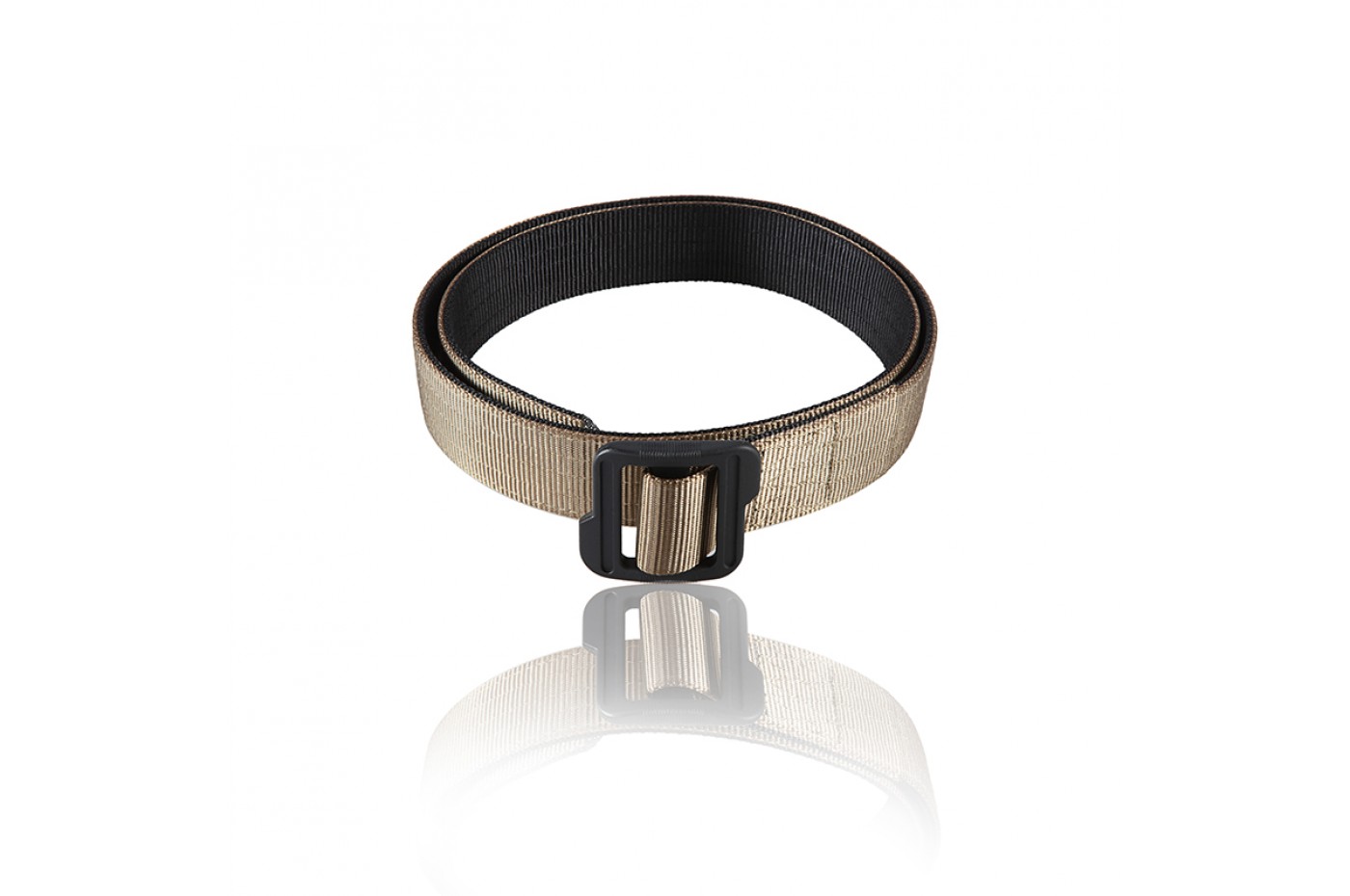 1.5” Double Layer Tactical Duty Belt Tan M – 32”-34”