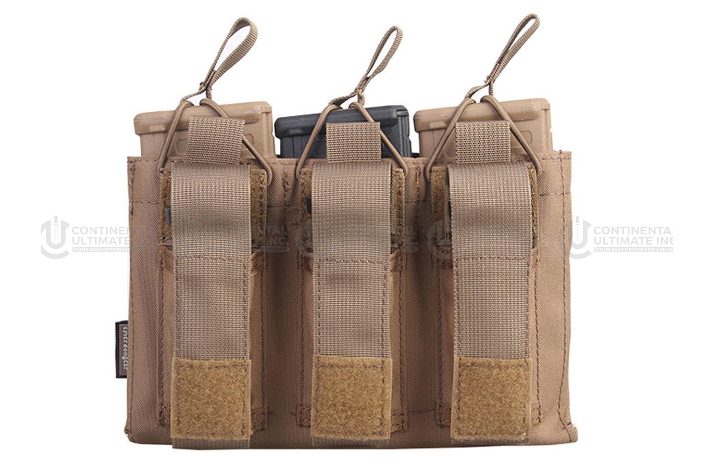 Emerson Gear 5.56mm M4/Pistol Triple Open-Top Magazine Pouch/CB