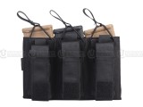 Emerson Gear 5.56mm M4/Pistol Triple Open-Top Magazine Pouch/BK