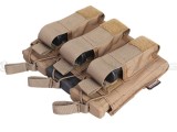 Emerson Gear 5.56mm M4/Pistol Triple Open-Top Magazine Pouch/BK