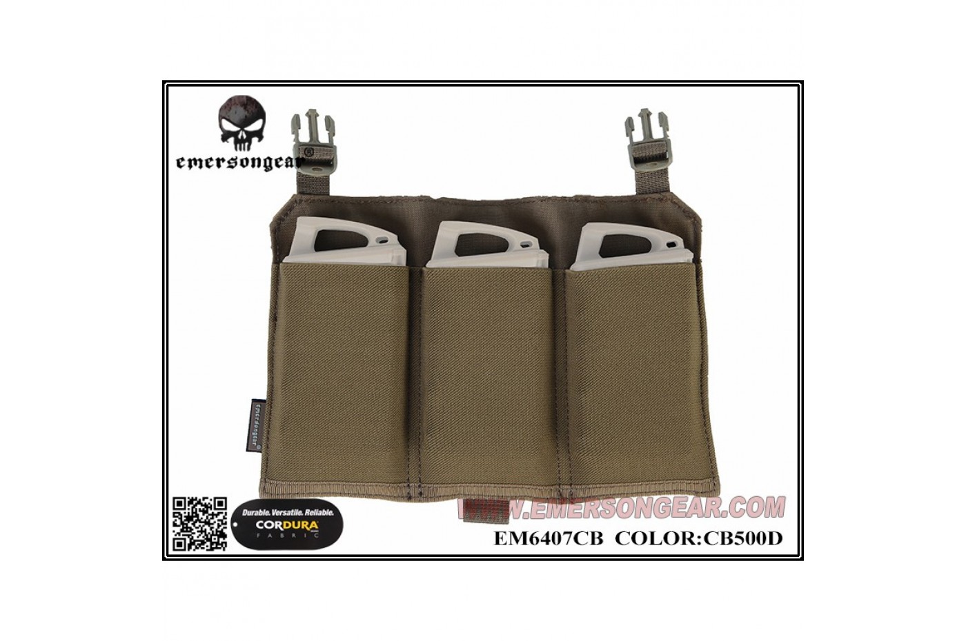 Emerson Gear BASILISK M4 Triple Rapid Magazine Panel/CB500D