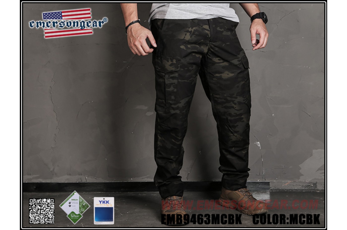 Emerson Gear Ergonomic Tactical Pants [Blue Label]/MCBK-32W