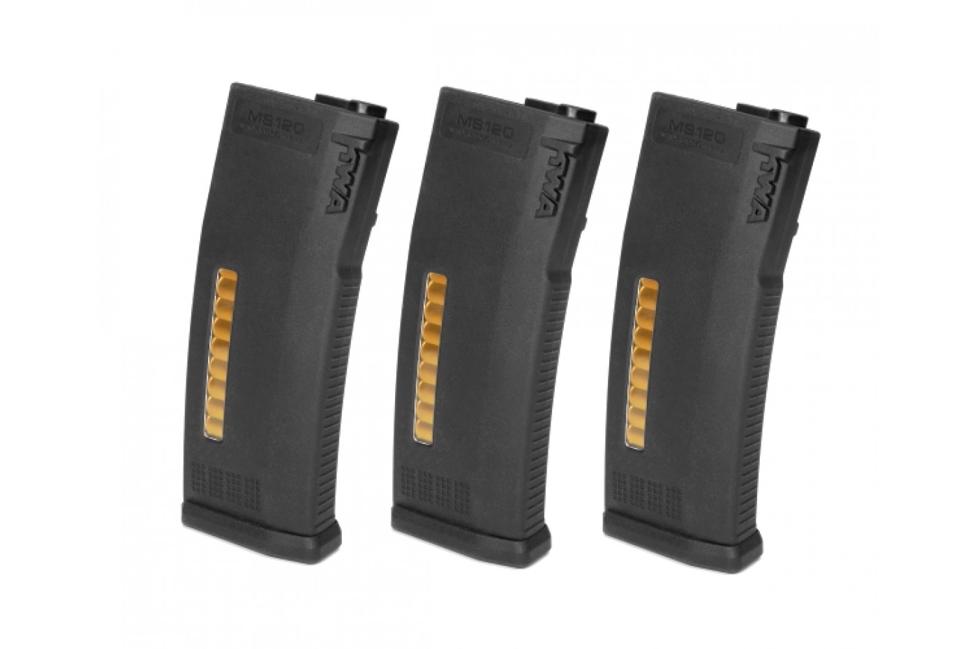 KWA MS120, 3-PACK: Black