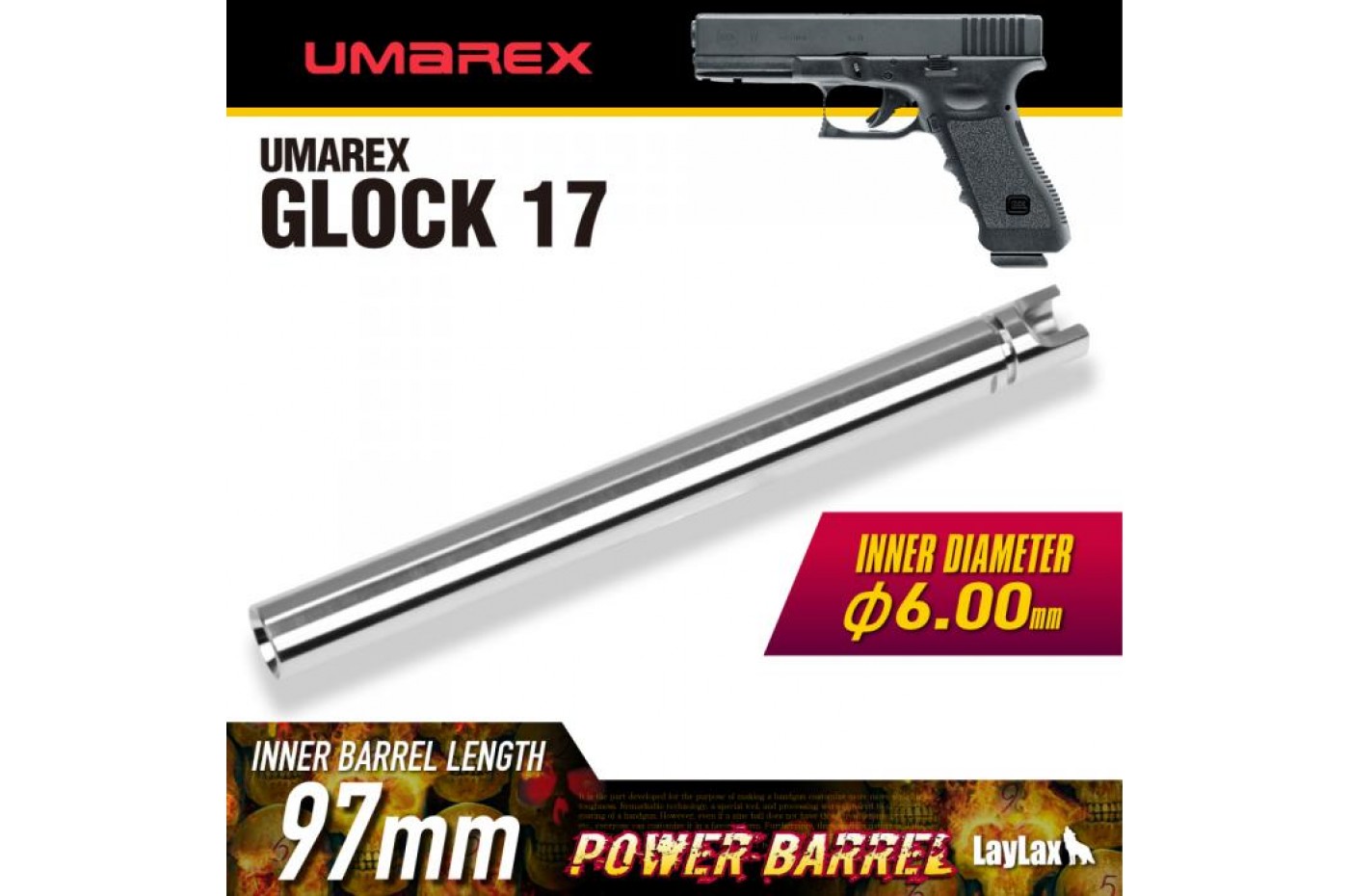 Umarex G17 Power Barrel (6.00mm)