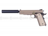 KIMBER TAN /W EXTENDED BARREL & SILENCER