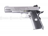 NIGHT HAWK SILVER/W EXTENDED BARREL & SILENCER