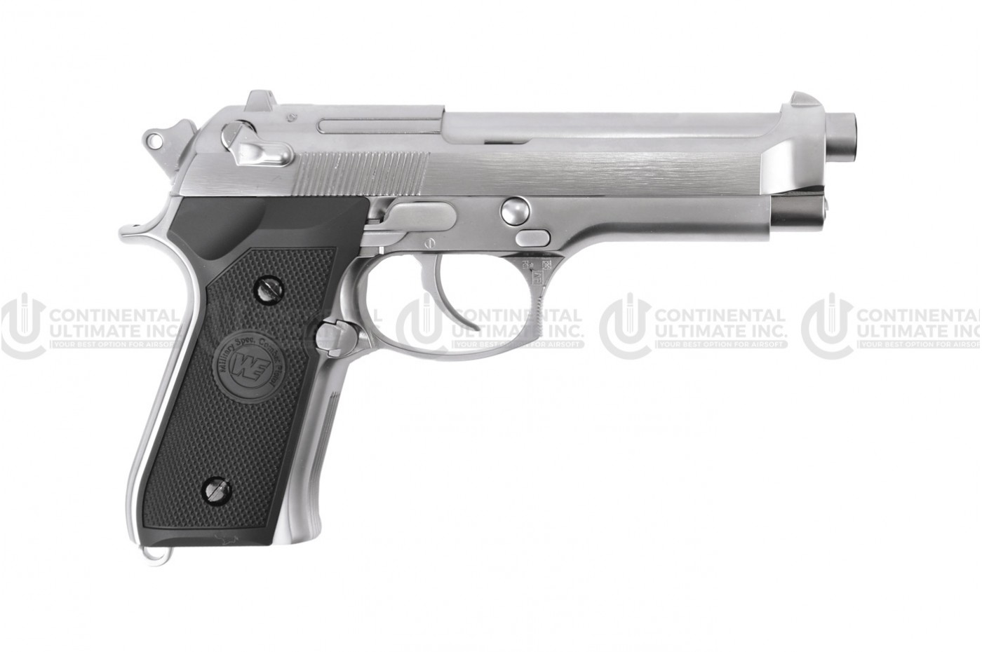 M92 SILVER W/EXTENDED BARREL & SILENCER