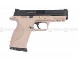 M&P TAN /W EXTENDED BARREL & SILENCER