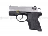 BULLDOG COMPACT SILVER /W EXTENDED BARREL & SILENCER