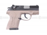 BULLDOG COMPACT TAN /W EXTENDED BARREL & SILENCER