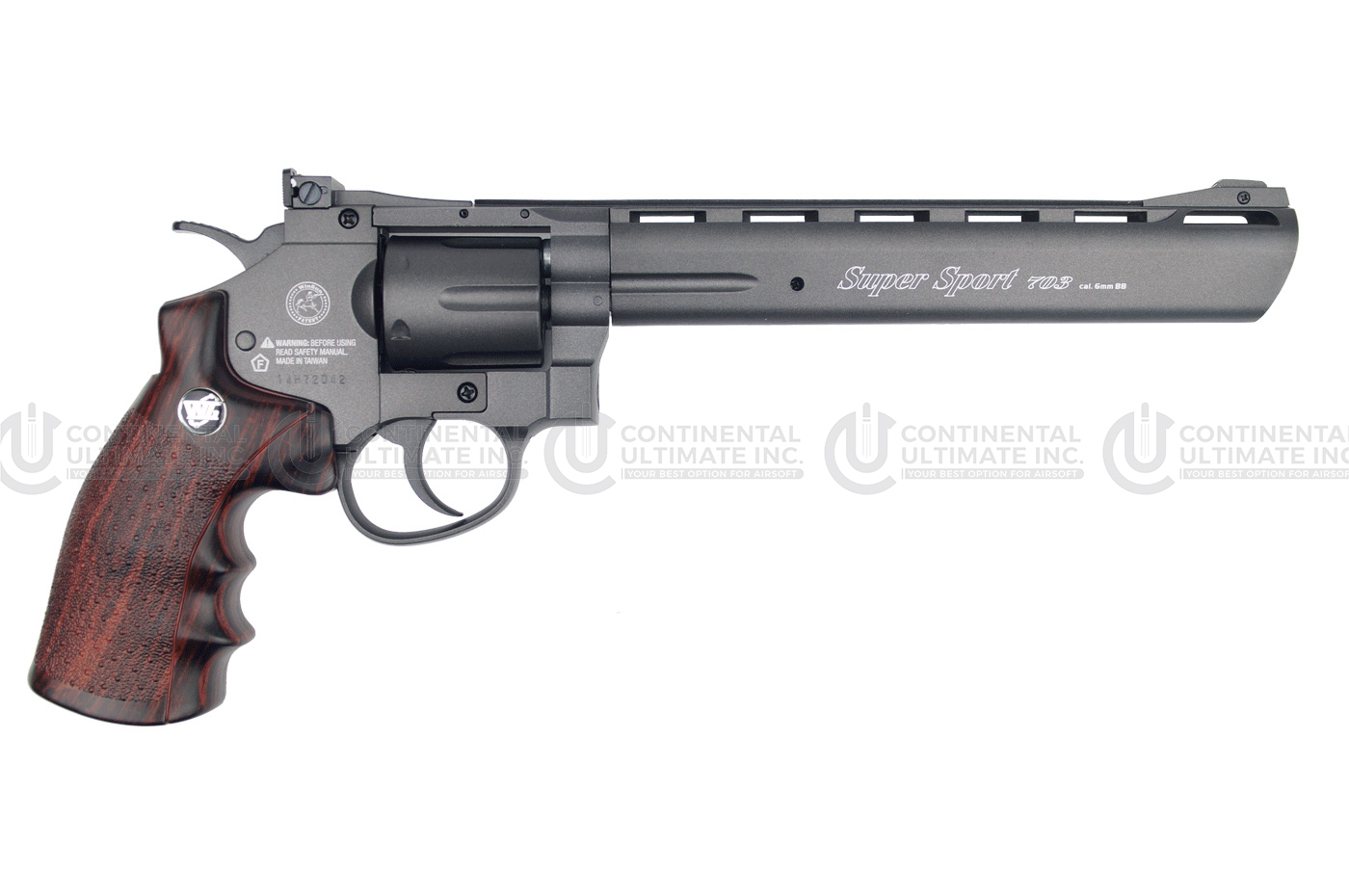 WINGUN SUPER SPORT REVOLVER 8” BK