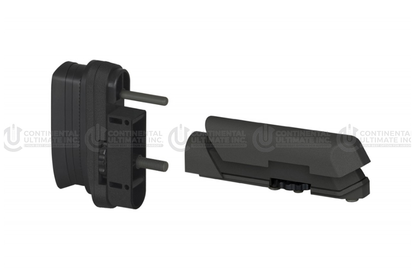 TACTICAL ADVANCED BUTT PAD + CHEEK PAD (BLACK)