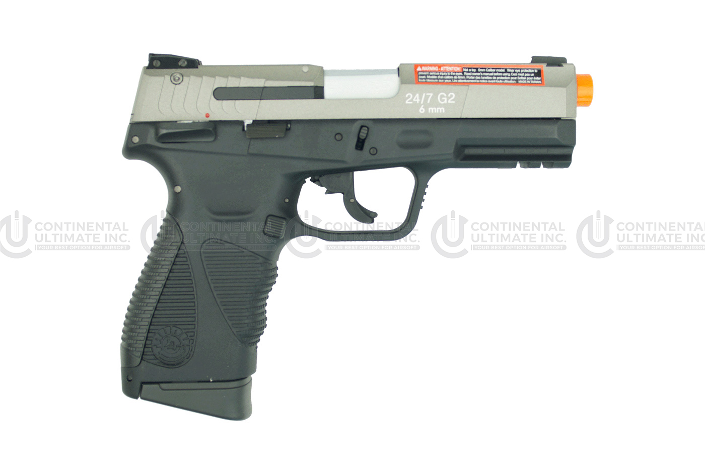 Taurus PT 24/7 GEN 2 CO2 Blowback, Metal Slide- Silver/Blk