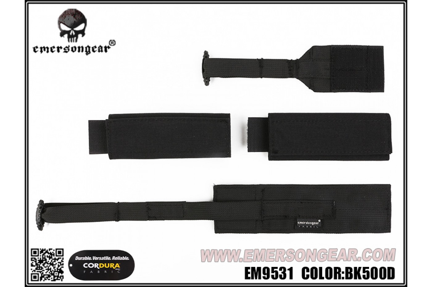 Emerson Gear Vest Quick Release Set For: SNAKE TOOTH/BK