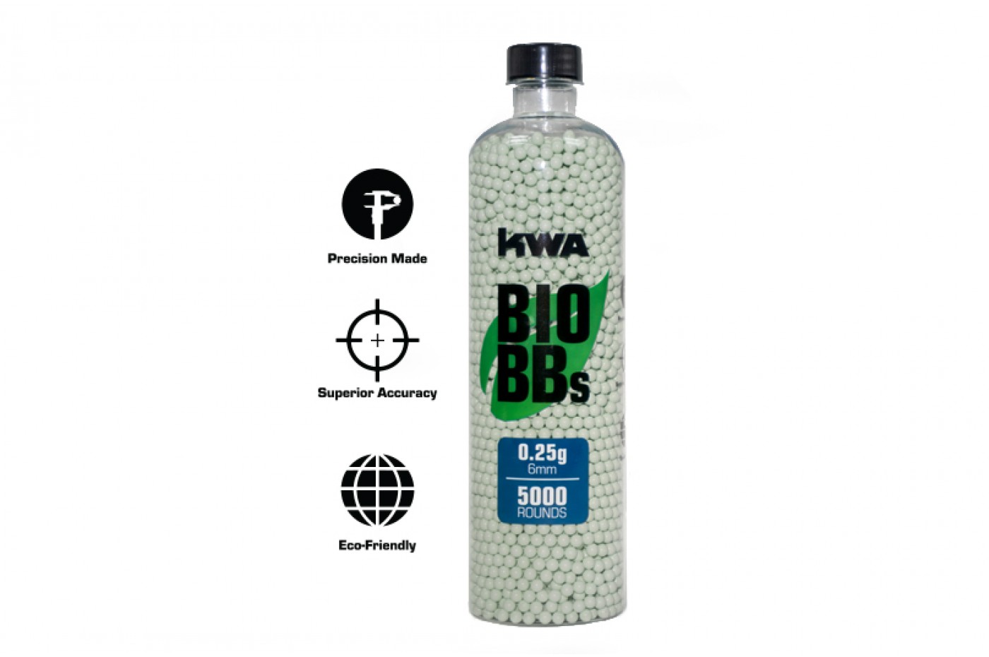 NEW KWA BOTTLE 5K ROUNDS BIO BBS - 0.25g