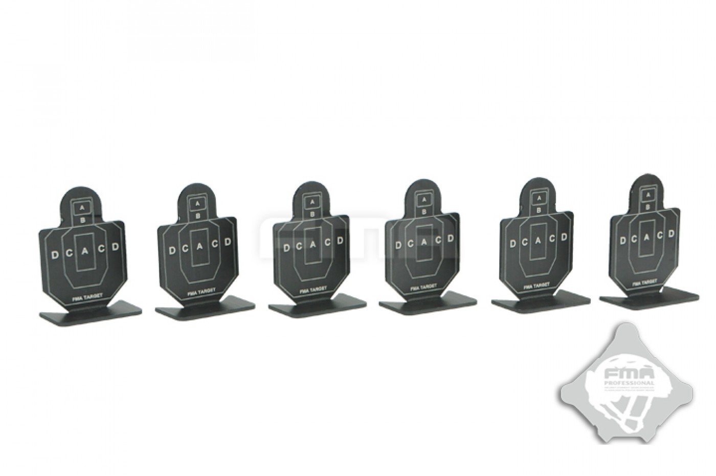 METAL AIRSOFT TARGET TYPE 2 (GROUP OF SIX)