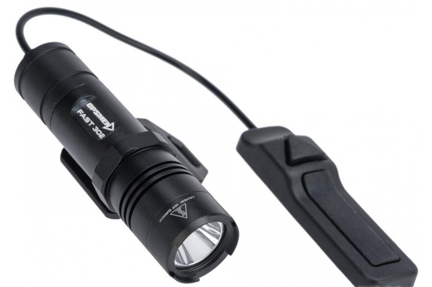 Opsmen Weapons Mounted Flashlight for M-Lok System 400 Lumens BK