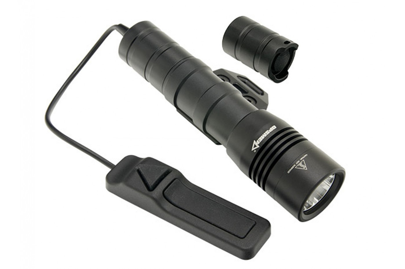 Opsmen Weapons Mounted Flashlight for M-Lok System 800 Lumens BK