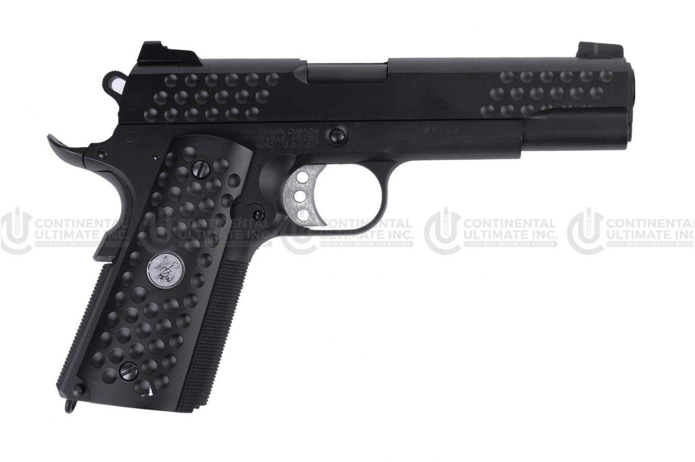 NIGHT HAWK BLACK/W EXTENDED BARREL & SILENCER